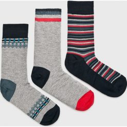 Pepe Jeans - Skarpety Sandy (3-pack). Szare skarpetki męskie Pepe Jeans, z elastanu. W wyprzedaży za 54,90 zł.