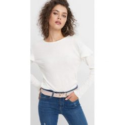T-shirty damskie: Koszulka z falbaną