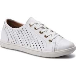 Sneakersy KAZAR - Tilly 38064-01-01 White. Białe półbuty damskie Kazar, ze skóry. Za 399,00 zł.