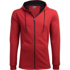 Bluza męska BLM605 - czerwony melanż - Outhorn. Czerwone bluzy męskie marki Outhorn, m, melanż. W wyprzedaży za 69,99 zł.