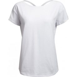 T-shirt damski TSD613 - biały - Outhorn. Białe koszulki damskie Outhorn, bez wzorów, z materiału, bez kołnierzyka, bez rękawów. W wyprzedaży za 39,99 zł.