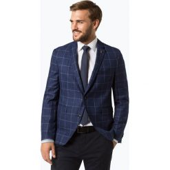 Finshley & Harding London - Marynarka męska – Bill, niebieski. Niebieskie marynarki męskie slim fit Finshley & Harding London, w kratkę. Za 449,95 zł.