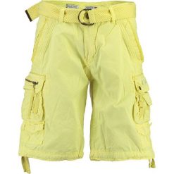 Bermudy "Paradize" w kolorze żółtym. Żółte spodenki i szorty męskie Geographical Norway Men, m, w paski, z tkaniny. W wyprzedaży za 128,95 zł.