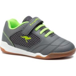Sneakersy KANGAROOS - Incourt Ev 18394 000 2014 S Steel Grey/Lime. Szare trampki chłopięce KangaROOS, bez wzorów, ze skóry ekologicznej, na rzepy. Za 129,00 zł.