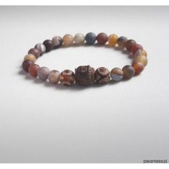 Męska bransoletka :: BUDDA :: agat. Bransoletki męskie Pakamera, z agatem. Za 89,00 zł.