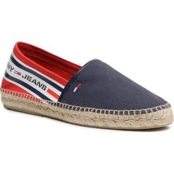 Espadryle TOMMY JEANS - Branded Espadrille EM0EM00440 Rwb 0KP. Czerwone espadryle męskie Tommy Jeans, bez wzorów, z jeansu. W wyprzedaży za 189,00 zł.