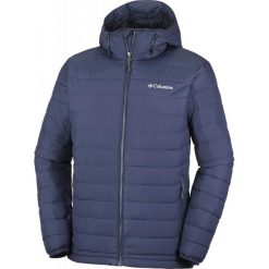 COLUMBIA kurtka męska Powder Lite Hooded Jacket Collegiate Navy S. Niebieskie kurtki sportowe męskie Columbia, s, bez wzorów, z włókna, bez kaptura, omni-heat (columbia). Za 459,00 zł.