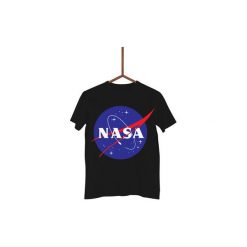 Koszulka NASA Męska. Czarne koszulki męskie Failfake, xxl, bez wzorów, bez kołnierzyka. Za 130,00 zł.