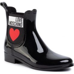 Kalosze LOVE MOSCHINO - JA21013G1AIS0000 Nero. Czarne kalosze damskie Love Moschino, bez wzorów, z tworzywa sztucznego. Za 489,00 zł.