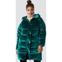 NA-KD Aksamitna kurtka - Green. Zielone kurtki damskie marki NA-KD, z materiału. Za 404,95 zł.