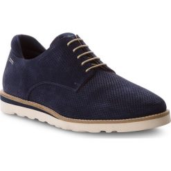 Półbuty PEPE JEANS - Barley Perforation PMS10218 Navy 595. Niebieskie półbuty skórzane męskie marki Kazar, na sznurówki. W wyprzedaży za 299,00 zł.