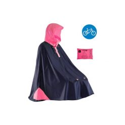 Ponczo Przeciwdeszczowe Na Rower 500. Niebieskie poncza B'TWIN, s, z materiału. Za 84,99 zł.