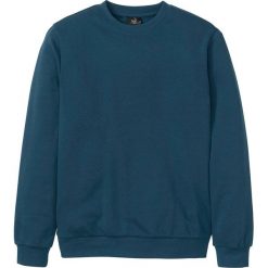 Bluza z okrągłym dekoltem bonprix niebieskozielony. Niebieskie bluzy męskie bonprix, s, bez wzorów, z dzianiny, z okrągłym kołnierzem, bez rękawów, bez kaptura. Za 44,99 zł.