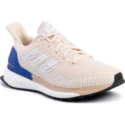 Buty adidas - Solar Boost St 19 W F34087 Linen/Ftwwht/Croyal. Brązowe buty sportowe damskie Adidas, bez wzorów, z tworzywa sztucznego, sportowe, do biegania. W wyprzedaży za 399,00 zł.