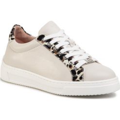 Sneakersy UNISA - Franci 20 Nf Lp Ivory. Brązowe półbuty damskie Unisa, ze skóry. Za 499,00 zł.