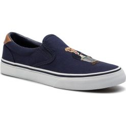 Tenisówki POLO RALPH LAUREN - Thmpsniii 816746615001 Navy. Niebieskie półbuty męskie Polo Ralph Lauren, bez wzorów, z gumy, klasyczne, bez zapięcia. W wyprzedaży za 279,00 zł.