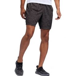 Adidas 4KRFT Sport Striped Heather Short DQ2863. Czarne spodenki sportowe męskie Adidas, m, bez wzorów, z poliesteru, sportowe. W wyprzedaży za 99,99 zł.