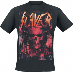 Slayer Industrial Demon T-Shirt czarny. Czarne t-shirty męskie marki Slayer, l. Za 74,90 zł.