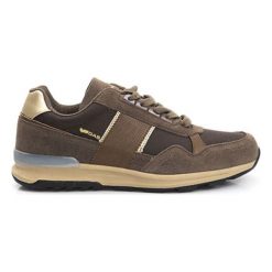 Sneakersy w kolorze brązowym. Pomarańczowe trampki męskie U.S. Polo Assn., Gas, na sznurówki. W wyprzedaży za 234,95 zł.