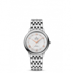 ZEGAREK OMEGA DeVille 424.10.33.20.52.001. Szare zegarki damskie OMEGA, złote. Za 15900,00 zł.
