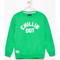 Bluzy chłopięce: Bluza z aplikacją – Zielony