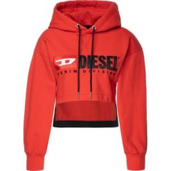 Bluza Diesel 00SM830CATK. Czerwone bluzy damskie Diesel, l, bez wzorów, z bawełny, bez rękawów, bez kaptura. W wyprzedaży za 389,00 zł.