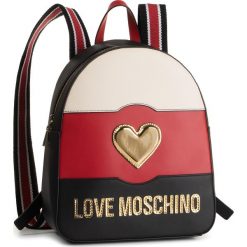 Plecak LOVE MOSCHINO - JC4080PP18LM100A Nero/Avor/Ross. Czarne plecaki damskie Love Moschino, bez wzorów, ze skóry, klasyczne. W wyprzedaży za 999,00 zł.