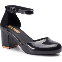 Półbuty MELISSA - Femme High Ad 32547 Black/Beige 51496. Czarne półbuty damskie Melissa, bez wzorów, z tworzywa sztucznego, eleganckie, bez obcasa, na obcasie, bez zapięcia. Za 489,00 zł.