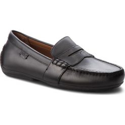 Mokasyny POLO RALPH LAUREN - Reynold 803707787001 Black. Czarne mokasyny męskie marki Polo Ralph Lauren, ze skóry, eleganckie. Za 659,90 zł.