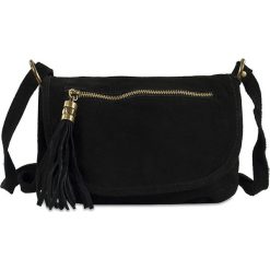Torebki i plecaki damskie: Skórzana torebka „Nita” w kolorze czarnym – 27 x 19 x 4,5 cm