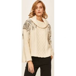Twinset - Sweter. Białe swetry damskie Twinset, s, z aplikacjami, z poliesteru, bez rękawów. W wyprzedaży za 449,90 zł.