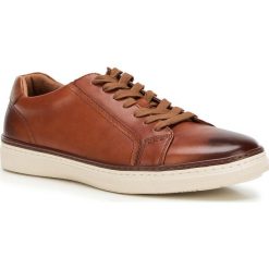 Buty męskie. Pomarańczowe buty sportowe męskie Wittchen, ze skóry, bez zapięcia. W wyprzedaży za 359,90 zł.