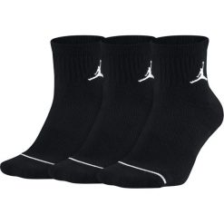 Skarpety Jordan Jumpman Quarter 3PPK (SX5544-010). Czarne skarpetki męskie marki Jordan, z poliesteru. Za 59,99 zł.