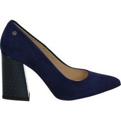 Czółenka - 3900-4081 C B. Czarne czółenka damskie marki Venezia, ze skóry. Za 299,00 zł.