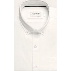 Lacoste - Koszula. Niebieskie koszule męskie Lacoste, bez wzorów, z bawełny, eleganckie, button down, z długim rękawem. W wyprzedaży za 339,90 zł.