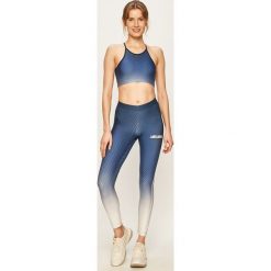 LaBellaMafia - Biustonosz sportowy i legginsy. Niebieskie spodnie damskie LABELLAMAFIA, s, bez wzorów, z elastanu, z podwyższonym stanem. Za 279,90 zł.