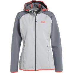Jack Wolfskin ZENON SOFTSHELL Kurtka Softshell slate grey. Szare kurtki sportowe damskie Jack Wolfskin, xl, z elastanu. W wyprzedaży za 307,30 zł.