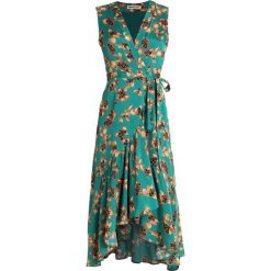 Whistles CAPRI PRINT WRAP DRESS Długa sukienka green/multicoloured. Zielone długie sukienki marki Whistles, z materiału, z długim rękawem. Za 919,00 zł.