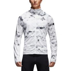 Kurtki sportowe męskie: kurtka do biegania męska ADIDAS ADIZERO TRACK JACKET / CE0358