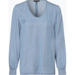 Marc O'Polo - Bluzka damska, niebieski. Niebieskie bluzki damskie marki Marc O'Polo, bez wzorów, z lyocellu, polo, bez rękawów. Za 399,95 zł.