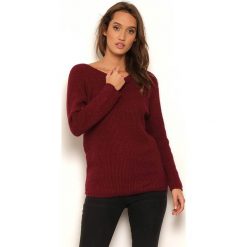 Sweter "Muriel" w kolorze bordowym. Czerwone swetry damskie Manoukian, l, z wełny. W wyprzedaży za 109,95 zł.
