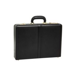 Neseser MCKLEIN Reagan 80445 Czarny. Czarne torby męskie skórzane Mcklein, bez wzorów, ze skóry, retro, duże. Za 805,99 zł.