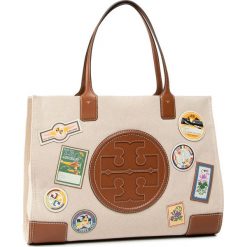 Torebka TORY BURCH - Ella Patches Tote 64940 Natural 254. Brązowe torebki klasyczne damskie Tory Burch, bez wzorów, ze skóry, klasyczne, bez dodatków. Za 1949,00 zł.