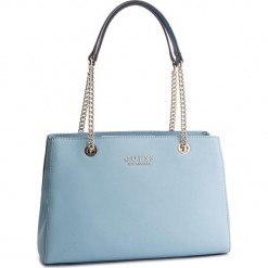 Torebka GUESS - HWEV71 80090 SKY. Niebieskie torebki klasyczne damskie Guess, z aplikacjami, ze skóry ekologicznej. Za 589,00 zł.