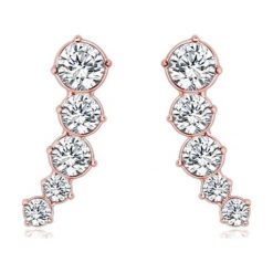Kolczyki damskie: Kolczyki-wkrętki z kryształkami Swarovski