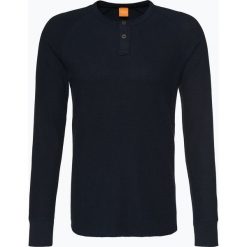 T-shirty męskie: BOSS Casual – Męska koszulka z długim rękawem – Trucker 1, niebieski
