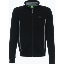 Bluzy męskie: BOSS Athleisure – Męska bluza rozpinana – Skazos, czarny