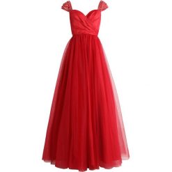 Luxuar Fashion Suknia balowa rot. Czerwone sukienki damskie marki Luxuar Fashion, bez wzorów, z poliesteru, wizytowe, bez kołnierzyka, bez rękawów. W wyprzedaży za 903,20 zł.