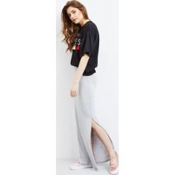 Spódnica typu maxi. Szare spódniczki damskie Moodo, xl, bez wzorów, maxi. Za 19,99 zł.