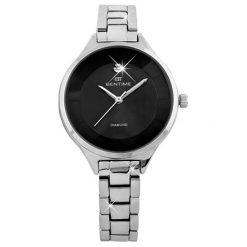 Bentime Dámské hodinky s diamantem 027-9MB-PT12102C. Szare zegarki damskie Bentime, srebrne. W wyprzedaży za 175,00 zł.
